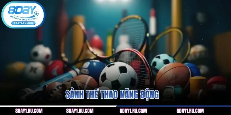 Sảnh thể thao năng động