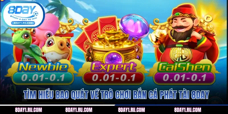 Tìm hiểu bao quát về trò chơi Bắn cá Phát Tài 8DAY