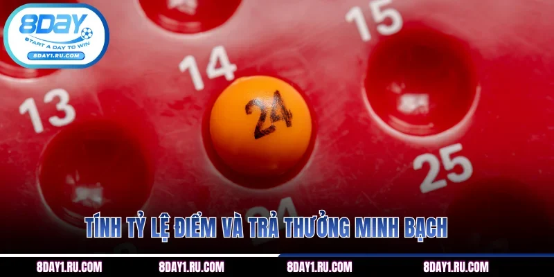 Tính tỷ lệ điểm và trả thưởng minh bạch